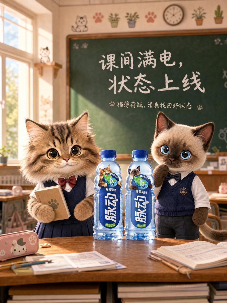 Mizone commercial visual